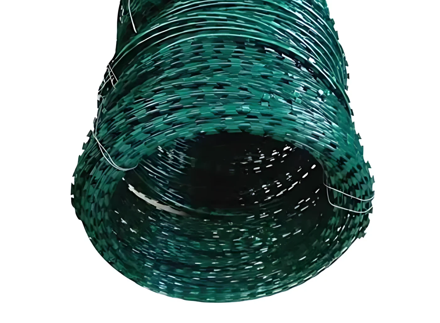 Razor Wire – 450mm PVC Coated Green